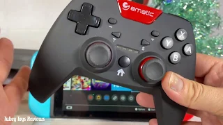 Nintendo Switch Ematic Wireless-N Controller Unboxing + Carrying Case | SEGA Mario & Sonic Gameplay