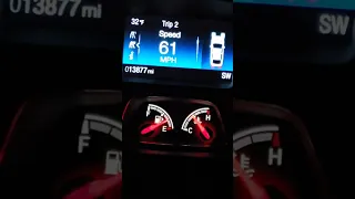 Stock Ford Focus ST 2.0 Turbo acceleration from a roll