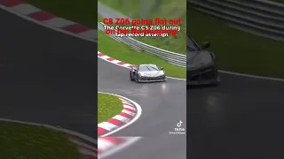 The new Z06 going top speed on Nurburgring