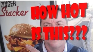 How hot is the KFC Zinger Stacker REVIEW