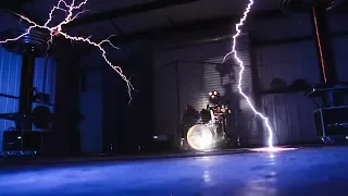 Metallica's Ride The Lightning(abridged), with actual lightning.