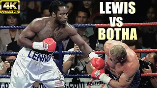 Lennox Lewis vs François Botha | KNOCKOUT Boxing Fight | 4K Ultra HD