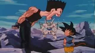 Dragon Ball GT Goku prende in giro Vegeta