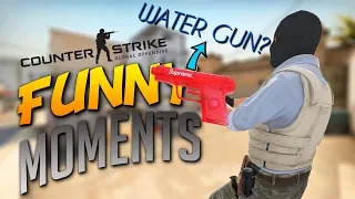 CS:GO Funny/Pro Moments #33 - Water Gun In CS:GO??!!