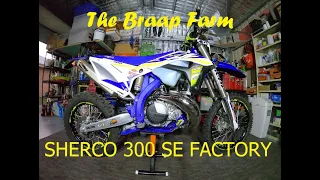 Fresh whip! 2021 Sherco 300 SE Factory - Walk around and first ride