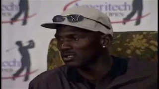 RARE: Michael Jordan (Age 35) Ameritech Senior Open Interview (July 16, 1998)