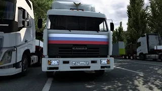 Ets 2 1.48, КамАЗ 54115 из сериала "Дальнобойщики 1"