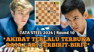 Max Warmerdam vs Abdusattorov | TATA STEEL 2024 | Round 10