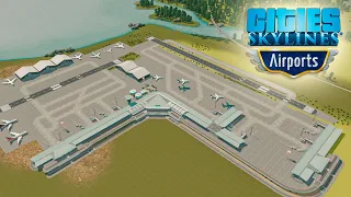 Большой Аэропорт на Острове Cities Skylines Airports DLC