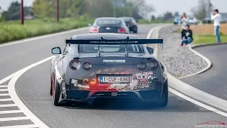 Supercars Accelerating - 750HP Liberty Walk GT-R, Liberty Walk 458, Aventador, Akrapovic M4,...