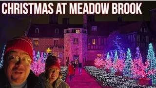 Christmas at one of America's Castles Meadow Brook Hall Holiday Walkthrough Rochester Hills Michigan