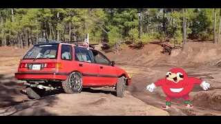 Dead Memes & Wagon Mobbing(Lifted Civic Wagon Off Road)