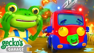 Baby Truck's Heroic Firefighting: A Gecko Adventure! | Gecko's Garage | Cartoons For Kids