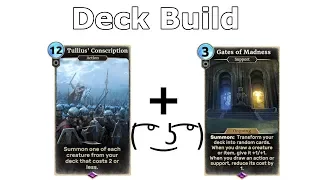 Gates of Madness + Tullius' Conscription DECK Build - TES Legends