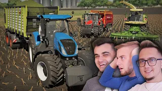 KISZONKA na WIELKIM POLU 😱 Koszenie, Odwóz & Ubijanie Pryzmy 🌱 "od Zera,do Farmera" #210 😱 MST