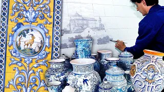 Colorful and decorative pottery. Craftsmanship of pieces | Lost Trades | Documentary film