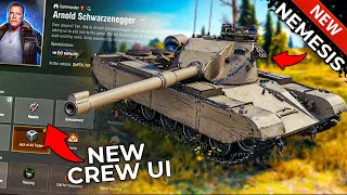 New Crew UI in 1.22.1, Bonus Code, Elite System, NEMESIS Tank | World of Tanks 1.22.1 News