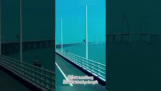Longest sea-crossing bridge in the world, Hong Kong-Zhuhai-Macao Bridge#china#bridge#fyp