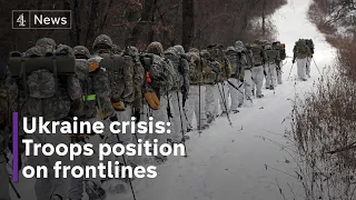 Ukraine crisis: Nato and US troops being positioned across eastern Europe