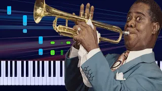 Louis Armstrong - Go Down Moses '' Let My People Go '' Piano Tutorial