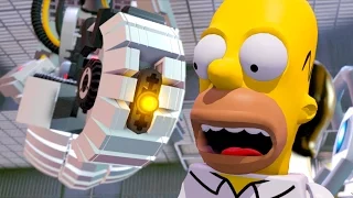 LEGO Dimensions The Simpsons & Portal 2 All Cut Scenes & Ending 4k UHD 2160p