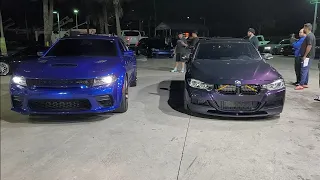 2022 Dodge Charger Hellcat Widebody Intake vs 2017 BMW 340i Downpipe OTS E40