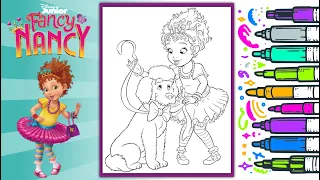 Coloring Fancy Nancy | Disney Junior Fancy Nancy Coloring Pages