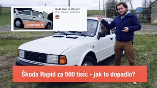 Škoda Rapid za 500 tisíc | #hledámeklasiku | Jak to dopadlo?