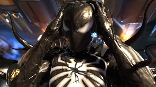 Peter Gets Attacked at Emily May Foundation with Symbiote Surge Suit - Spider-Man 2 PS5