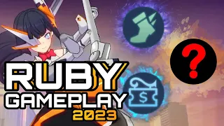 DID YOU TRY THIS NEW EMBLEM SET FOR RUBY? | RUBY GAMEPLAY | ikanji | I'M BACK! FOR BETTER | MLBB