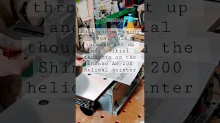 Shinko AH 200 jointer unboxing and set up preview