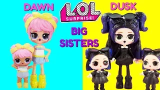 LOL SURPRISE Dawn & Dusk Big Sisters Compilation DIY Shopkins Shoppie Custom Makeover