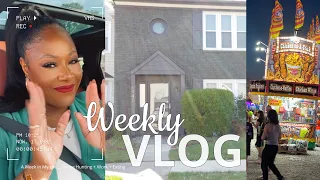 VLOG | A Week In My Life… House Hunting is Horrible but I Ate Good! + The Fair + Diamond Visited!