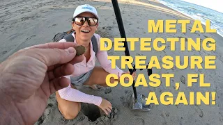 Treasure Coast Metal Detecting a Florida Beach After Hurricane Nicole