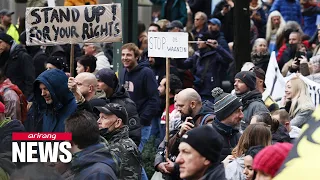 Some 35,000 people gather in Brussels to protest against reinforced COVID-19 restrictions