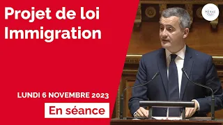 Projet de loi Immigration : discussion générale