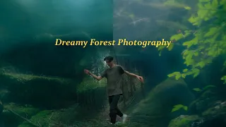 Calm session of dreamy forest photography.