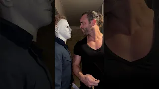 Giga Chad isn’t scared part 2 #gigachad #michaelmyers #comedy