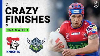 Crazy NRL Finishes: Knights v Raiders - Finals Week 1, 2023