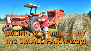 the basics of baling and storing hay