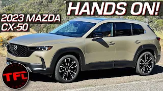 Hands On! Here's Your First Look at the 2023 CX-50 - Mazda's Most Important New Car!