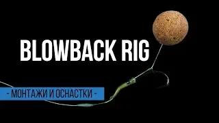 Карповая оснастка BlowBack RIG - как связать поводок с колечком