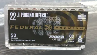 Federal Punch 22LR-Gel Test and Velocity Comparison-Pistol vs Rifle