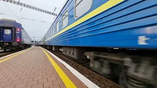 🇺🇦 "З Заходу на Схід" Електровоз ЧС8-026 з поїздом EN 1 "Єдність" Івано-Франківськ - Харків