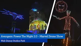 Avengers: Power The Night Version 2.0 2023 - ' MARVEL Drone Show' - Disneyland Paris