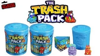 Trash Pack Series 3 Single Trash Cans Review Opening