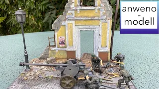 Diorama „Häuserkampf mit PAK“