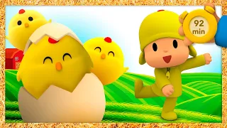 🐥 POCOYO AND NINA - Little Chicks Bath [92 min] ANIMATED CARTOON for Children | FULL episodes