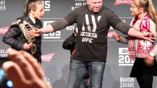 UFC 205: JOANA VS. KAROLINA  FACE OFF