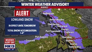 Winter Weather Advisories/Watches in effect until Wednesday | FOX 13 Seattle